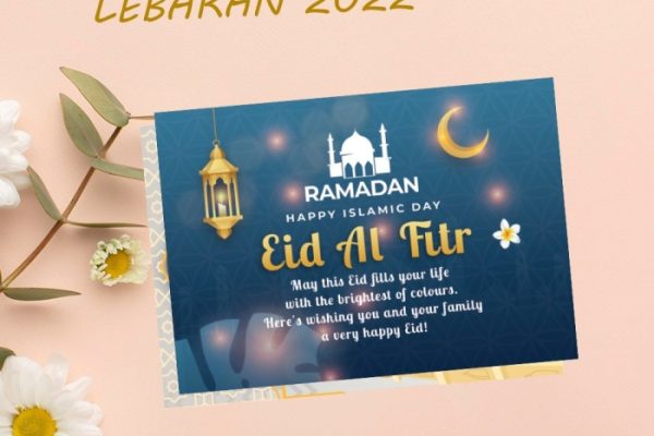 Lebaran ucapan idul fitri selamat kartu desain canva unik adha tgl masjid eid nusagates berapa tanggal menarik