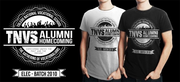 Contoh desain baju kaos alumni