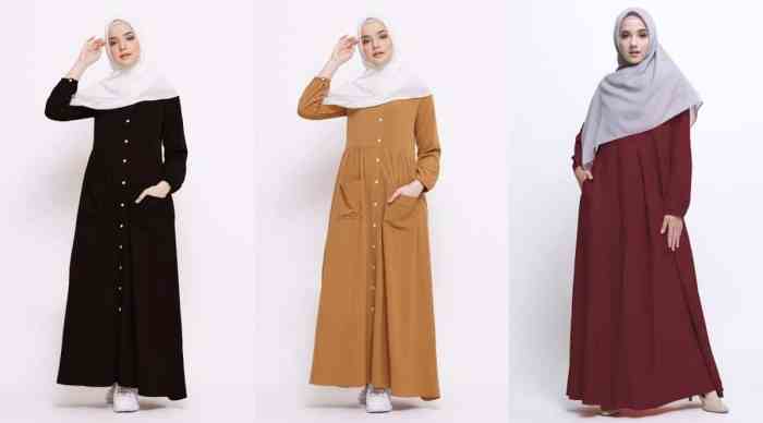 Contoh desain gamis syar i