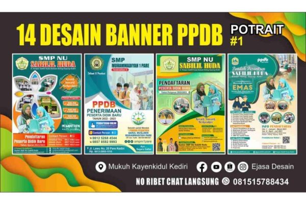 Contoh desain banner ppdb