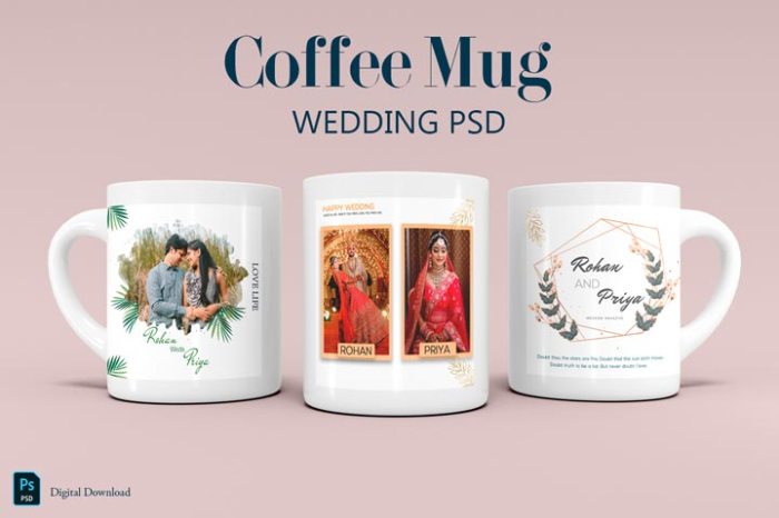 Contoh desain mug foto