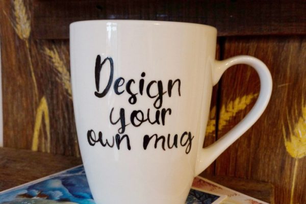 Contoh desain mug foto